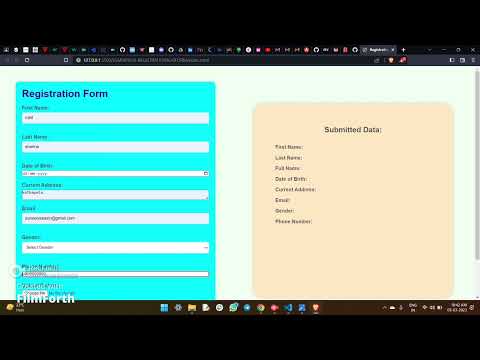 LGMVIP-Web-  TASK-03- CREATE A REGISTRATION PAGE WHOSE DATA DISPLAY IN SAME PAGE