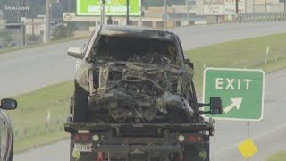 Car catches fire in 5-vehicle crash on Highway 99 in Montgomery County