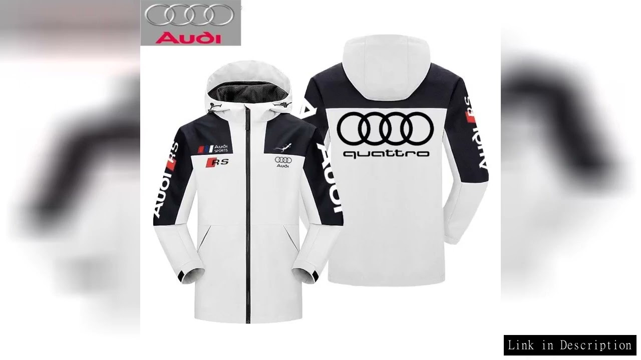 Audi RS car 4S shop assistant work clothes, high-quality sports jacket, windproof jacket, car enthus