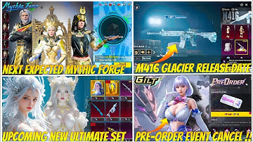 NEXT MYTHIC FORGE 4.2 UPDATE | M4 GLACIER RELEASE DATE | NEXT ULTIMATE SET | BGMI NEXT  MYTHIC FORGE