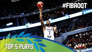 Top 5 Plays - Final Day - 2016 FIBA Olympic Qualifying Tournament