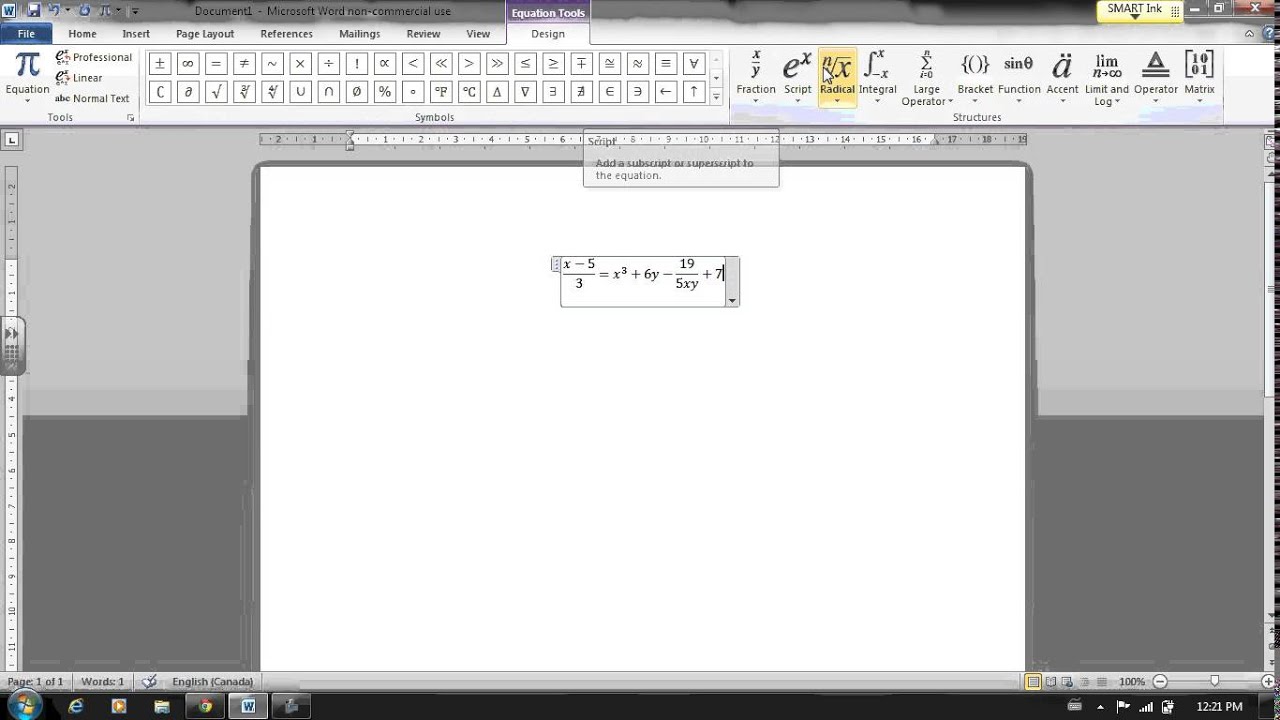 equation maker microwoft word