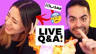 LIVE Q&A! 😱 !!سوال جواب جنجالی زنده