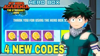 CODIGOS LIBERADOS! RESGATE HERO COIN!! Códigos Hero Box! My Hero Academia  The Strongest Hero 