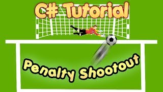 C Tutorial Create a Football Penalty Shootout Game in Visual Studio screenshot 2