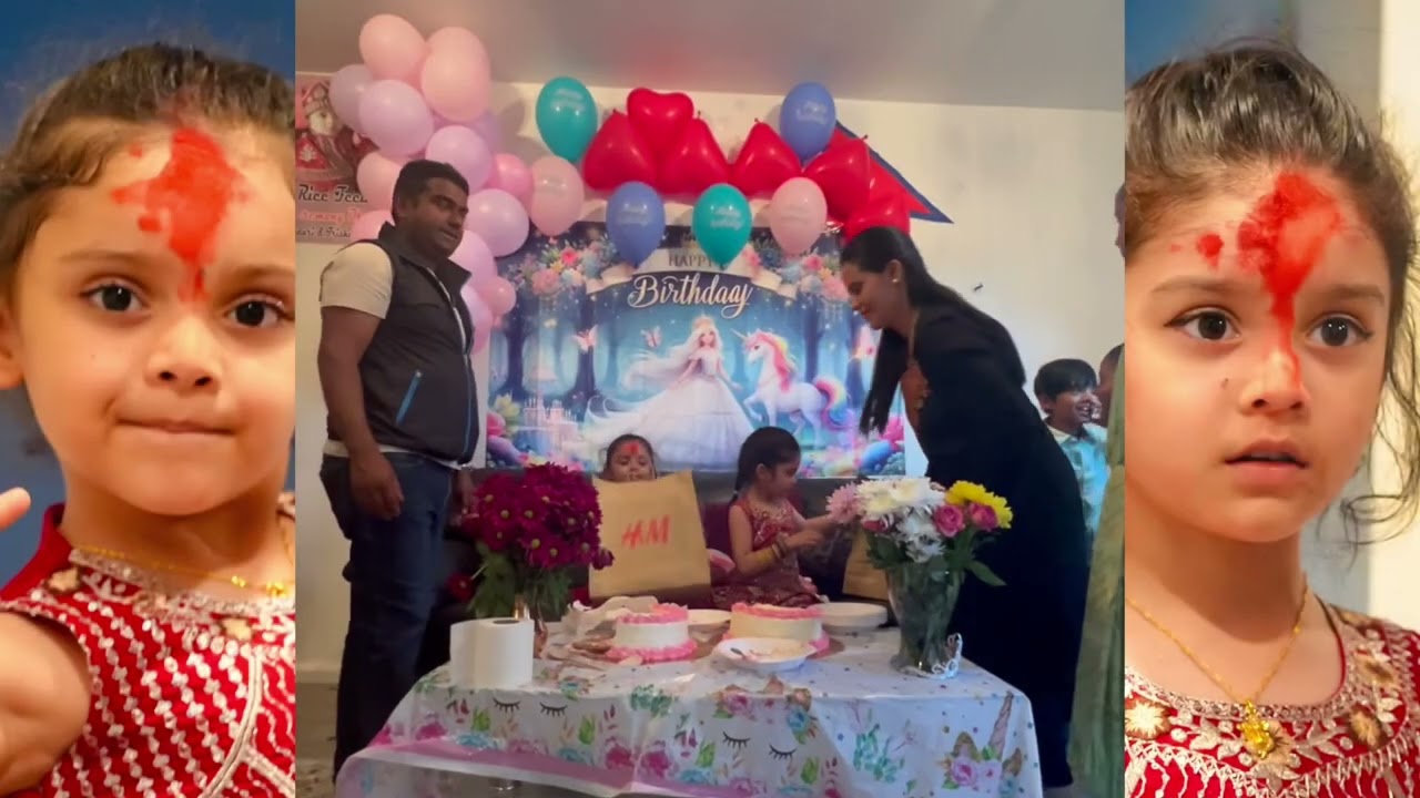 Tripti &Trishna Bhandei   five years birthday celebration