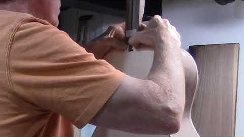 Baritone Guitar Construction, part 7: Gluing the Neck to the Body