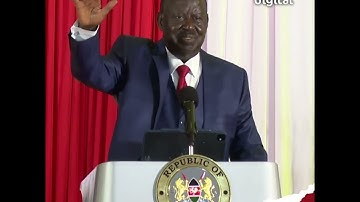 Raila Odinga: Each arm of government must respect its constitutional role