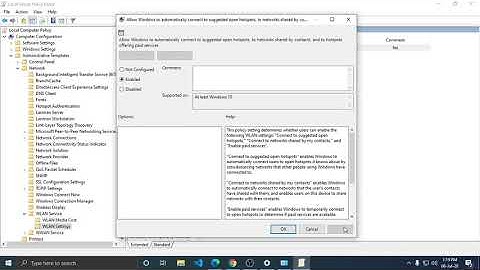 How to manage Wi Fi Sense in your company | To set up Wi Fi Sense using Group Policy | On or Off
