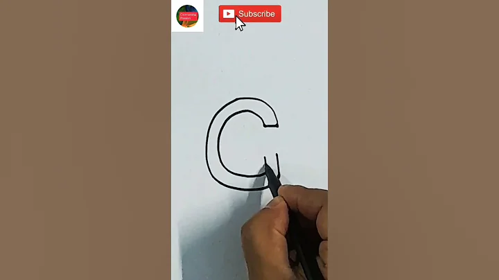 Letter G drawing (very easy) #shorts #ashortaday #trending #ytshorts Canvassing Passion