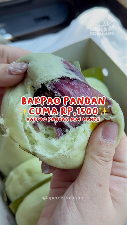 BAKPAO PANDAN 1500 AJA GAIS‼️🤩 #kuliner #kulinersemarang #makanan #semarang #viral #shorts #fyp