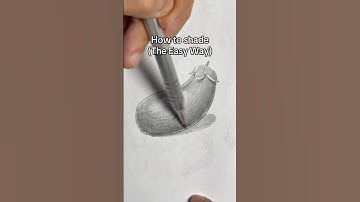 How to shade (The Easy Way) - #drawing #sketching #art #tutorial #fyp