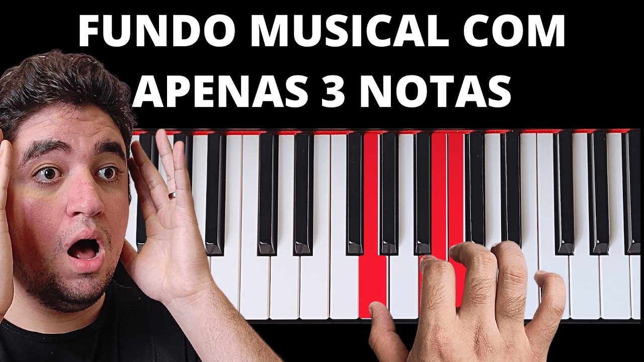 Como fazer FUNDO MUSICAL FÁCIL no teclado para INICIANTE