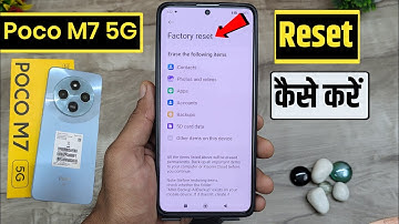 poco m7 reset kaise kare | how to factory reset poco m7 5g