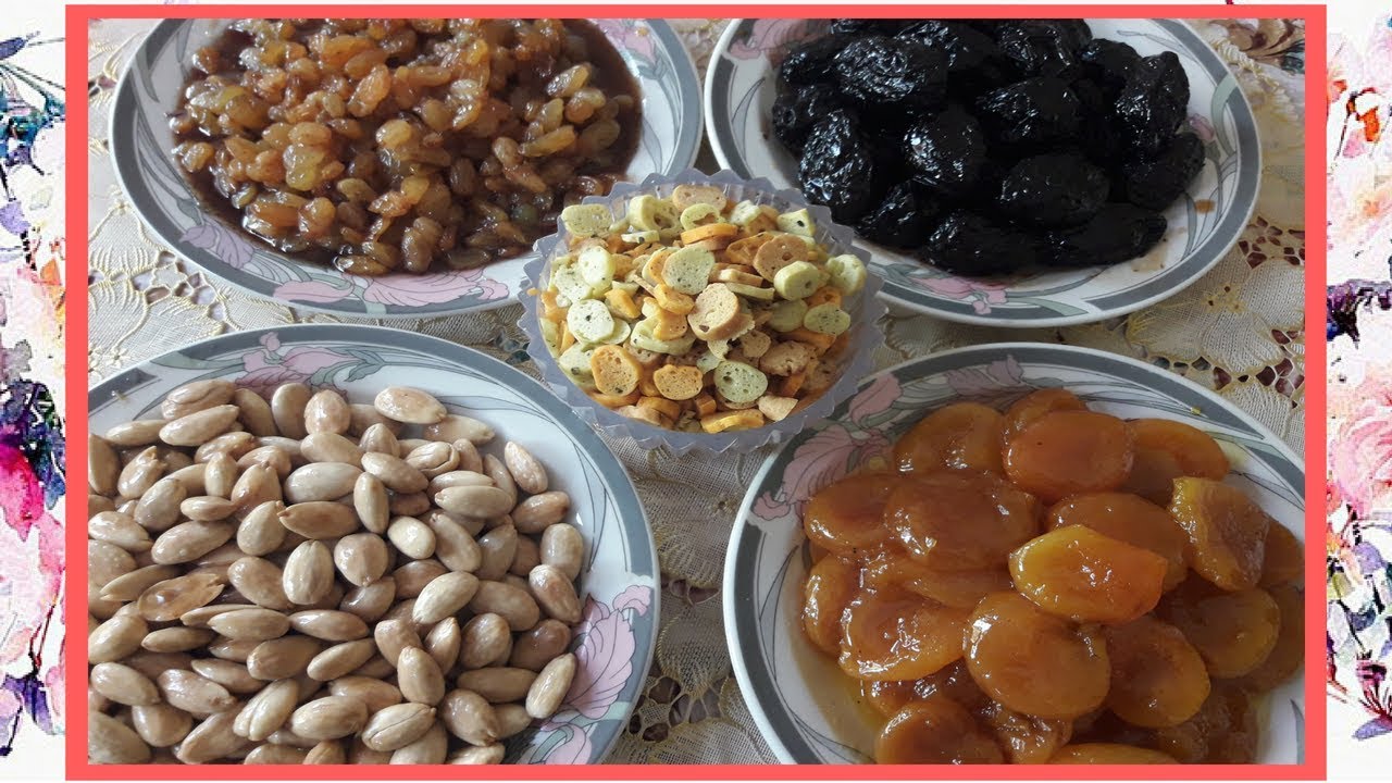 للمبتدئين طريقة تعسال البرقوق والمشماش والزبيب وقلي اللوز اطباق عيد الاضحى عواشركم مبروكة