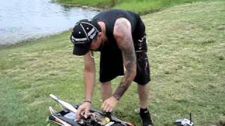 47in Gas RC shuttle Flame Boat