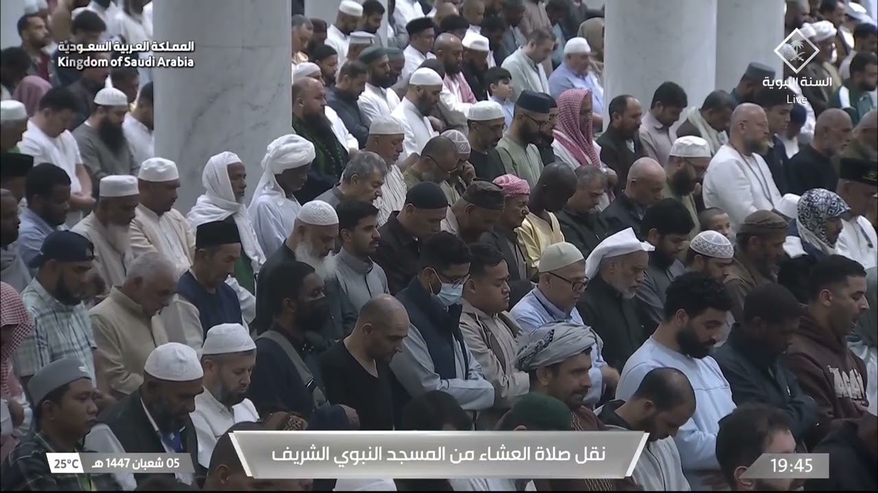 صلاة العشاء للشيخ عبدالله البعيجان 5 شعبان 1447هـ