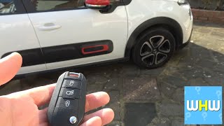 How to Find Your 2021 UK Citroen C3 in a Car Park Using the Keyfob