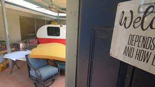 Flagstaff Cobra pop up camper conversion gets preparation for wall skeleton, new life for an camper