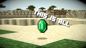 Can You Actually BEAT Minecraft With Just ONE EMERALD?