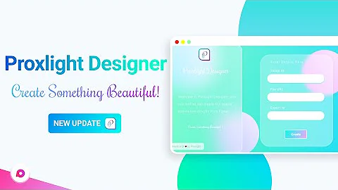 Proxlight Designer 2021 | Modern GUI With Python | Automate Tkinter GUI Creation - Use Drag and Drop