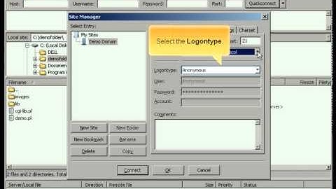 Filezilla Configuring accounts By Host4Go Tutorials