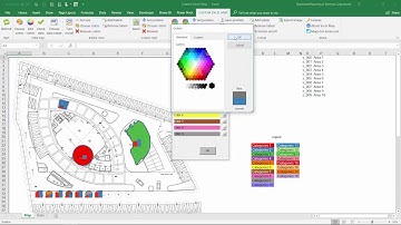 How to create your custom Excel filled map for regions, warehouse, factory, process etc.?