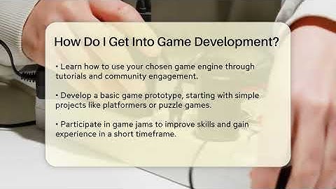 How Do I Get Into Game Development? - Video Gamers Vault