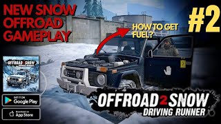 Offroad Snow: Driving Runner - How to Get Fuel Gameplay [Android/iOS] #jerryisgaming  #2 screenshot 5