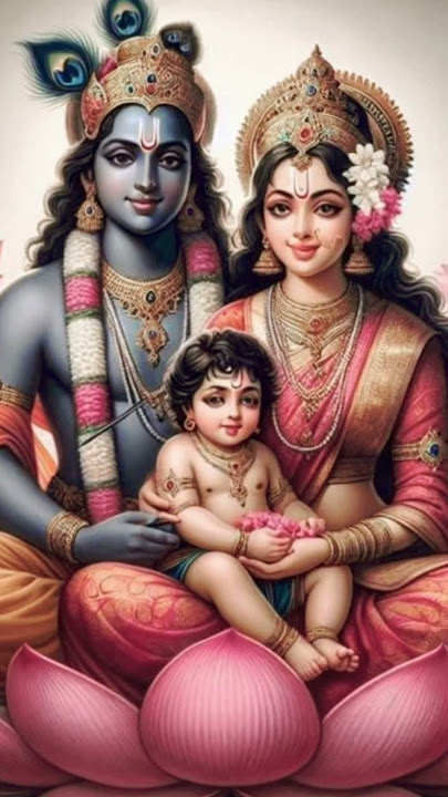 Krishna Rukmani Pradyumna ❤️#krishna #bhakti #bhajan #sanatandharma #radhakrishna #rukmini #viral