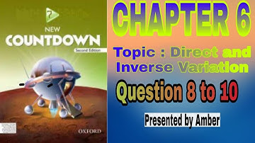 Countdown Mathematics 2nd Edition  || Grade 7th || Part: 2 Chapter  6  || Exercise 6 .