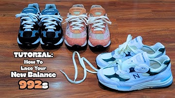 TUTORIAL: How To Lace and Style Your New Balance 992 & On Feet