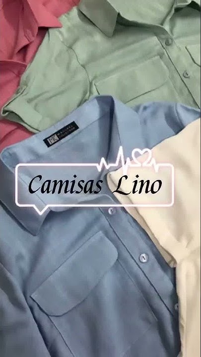 Camisas 2022 en lino-algodon, colores: verde menta, celeste, rosa y camel. By Rosemarie Serbouk