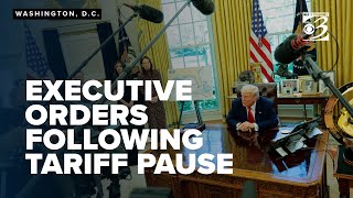 President Trump signs executive orders, proclamations and presidential memorandums