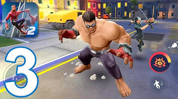 Spider Fighter 2 - Gameplay Walkthrough Part 3 - Muscle (iOS, Android)