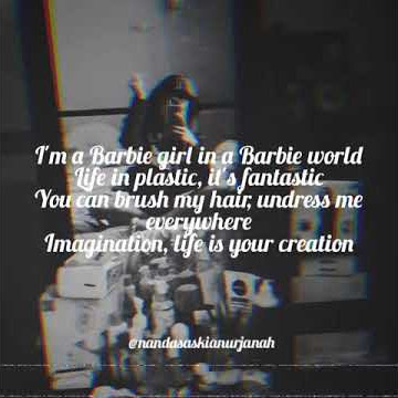 Story wa 'Barbie girl' (Aqua)
