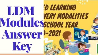 LMD MODULE 3 ANSWER KEY