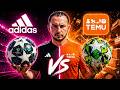 Ballon Adidas vs Ballon Temu : le TEST COMPLET (qualité, prix, choc)