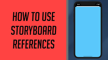 How to use Storyboard References in Xcode