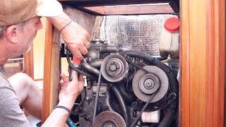 Yanmar 2GM20 Oil and Fuel Filter Change ~ Ep 37
