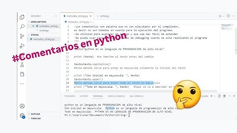 👉🏼Como comentar en PYTHON |  bloques y varias líneas 👀