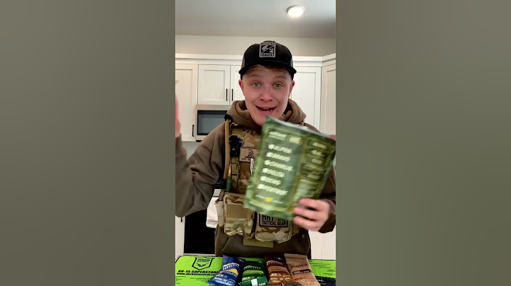 The ultimate MRE killer? *Enter* the NRE!” #civtac #foodstorage #MRE#tactical