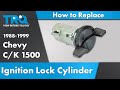 How to Replace Ignition Lock Cylinder 1988-2000 Chevy CK1500