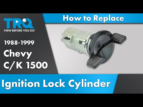 How to Replace Ignition Lock Cylinder 1988-2000 Chevy C/K1500