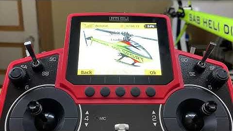 Setting up a Spirit RS flybarless with a Jeti DS-12