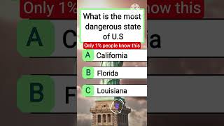 🤯👮 This US State is the Most DANGEROUS! #geography #maps #usa