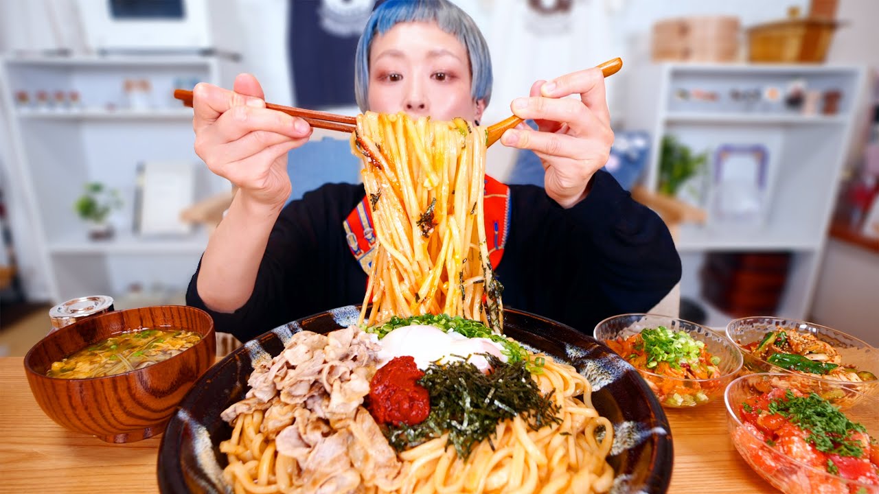 【大食い】今年も暑いので辛いものを食べます。旨辛って最高じゃない？【モッパン】【MUKBANG】