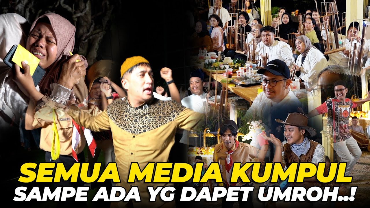 HARI TERAKHIR PUASA, SEMUA TEAM MEDIA KUMPUL DI PENDOPO..! SERU, TERHARU, HAPPY. ADA YG DAPAT UMROH