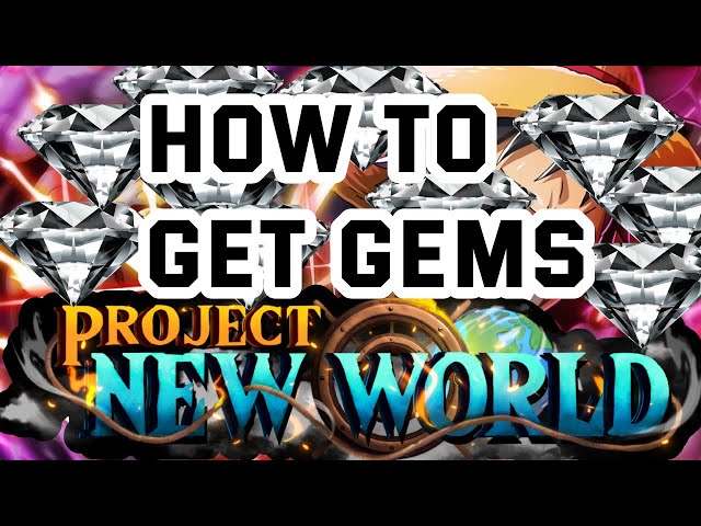 How To Get Gems Fast in Project New World (All Best Methods Full Guide)  Roblox 