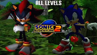 Sonic Adventure 2: All of Shadow & Sonic's Levels